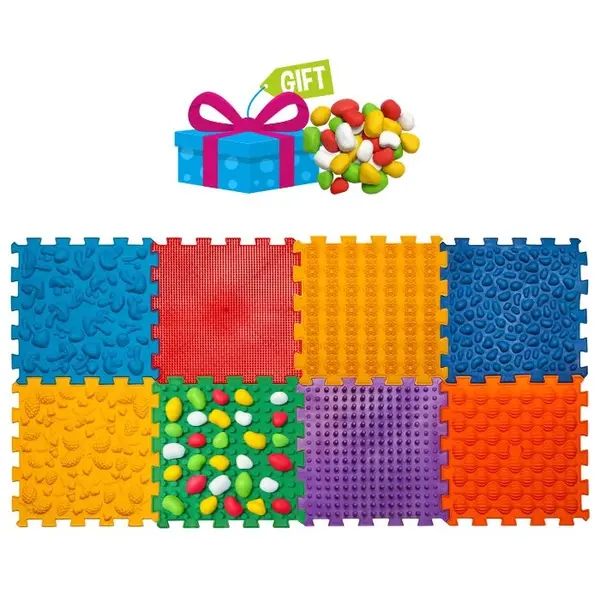 Covoraș de masaj Ortek Mix Puzzle-uri 8 elemente, Cadou Pietre_4820264131540_Pebebe