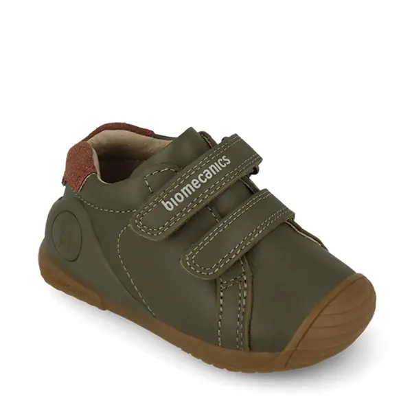 Pantofi Biomecanics baieti, piele naturala, Biogateo Casual, khaki_261120-B788-20_Pebebe