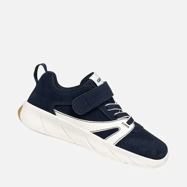 Pantofi Geox Barefoot, baieti, brant antibacterian, Foot Run, bleumarin_J66PDA-022BC-C4P1Z-24_Pebebe