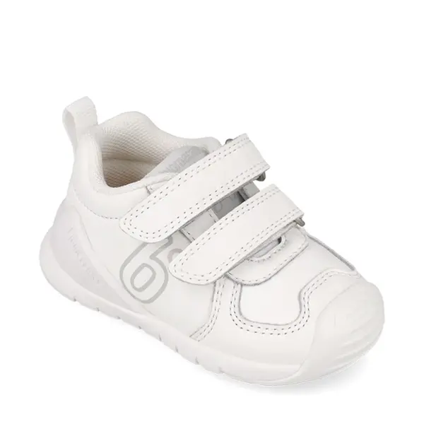 Pantofi Biomecanics pentru copii, sustinere calcai, protectie degete, alb_261136-C050-20_Pebebe