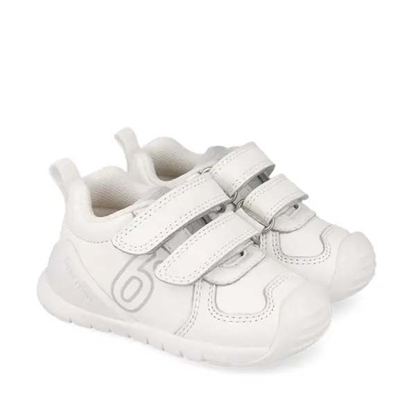 Pantofi Biomecanics pentru copii, sustinere calcai, protectie degete, alb_261136-C050-20_Pebebe