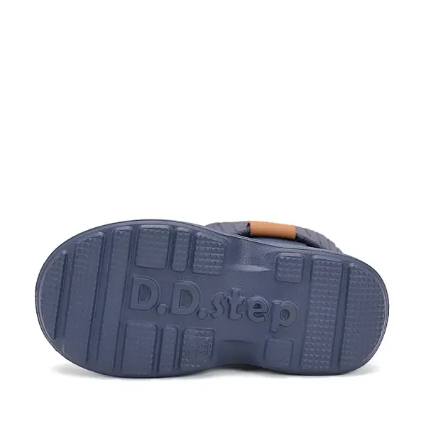 Cizme de ploaie pentru baieti,  D.D.Step, bleumarin, din cauciuc cu interior textil detașabil, brant termic_SI106-52820-20/21_Pebebe