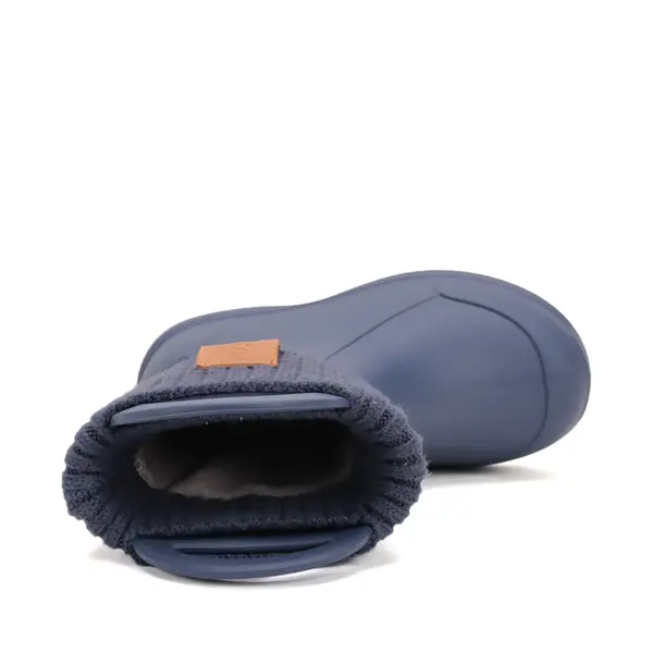 Cizme de ploaie pentru baieti,  D.D.Step, bleumarin, din cauciuc cu interior textil detașabil, brant termic_SI106-52820-20/21_Pebebe