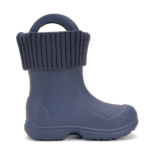Cizme de ploaie pentru baieti,  D.D.Step, bleumarin, din cauciuc cu interior textil detașabil, brant termic_SI106-52820-20/21_Pebebe