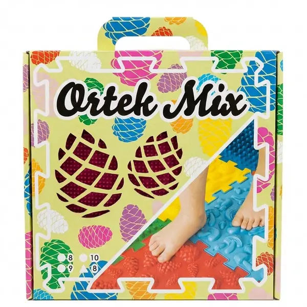 Covoraș de masaj Ortek Mix Puzzle-uri 8 elemente, Cadou Modele_2000000130811_Pebebe