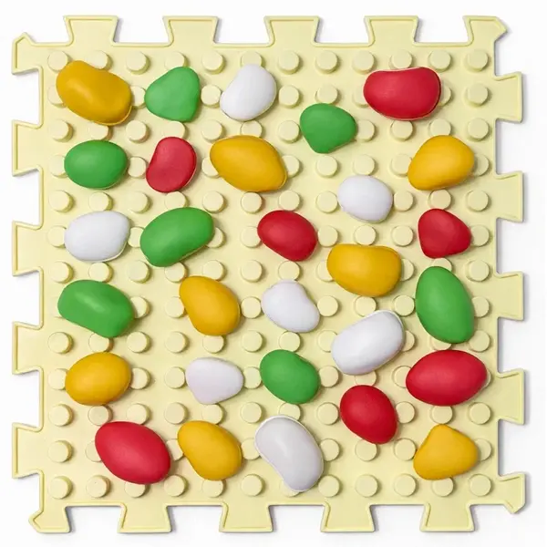 Covoraș de masaj Ortek Mix Puzzle-uri 8 elemente, Cadou Pietre_4820264131540_Pebebe