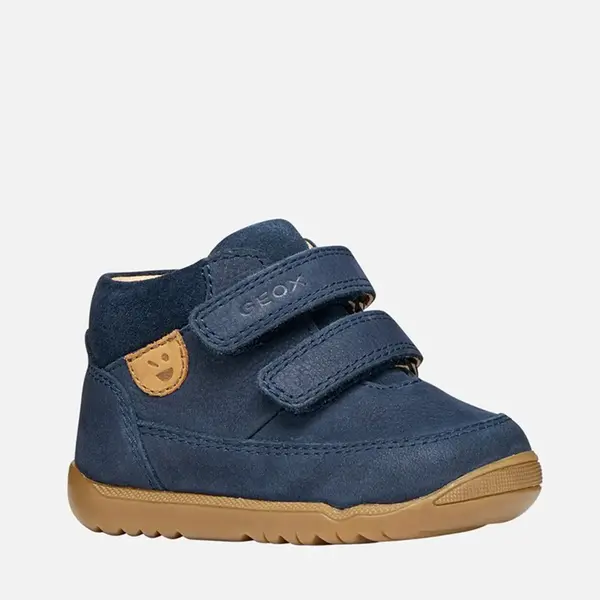 Ghete Geox baieti, primii pasi, talpa felexibila, Macchia, bleumarin_B664NA-03322-C4002-20_Pebebe