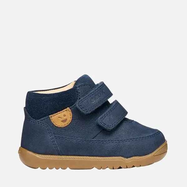 Ghete Geox baieti, primii pasi, talpa felexibila, Macchia, bleumarin_B664NA-03322-C4002-20_Pebebe