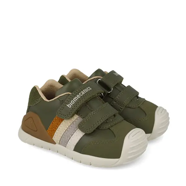 Pantofi baieti Biomecanics Biogateo Casual, khaki, piele naturala, primii pasi_261131-B788-20_Pebebe