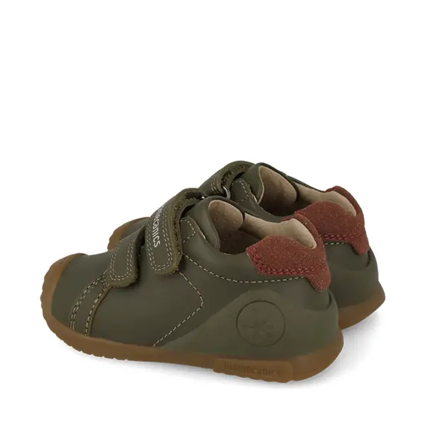 Pantofi Biomecanics baieti, piele naturala, Biogateo Casual, khaki_261120-B788-20_Pebebe