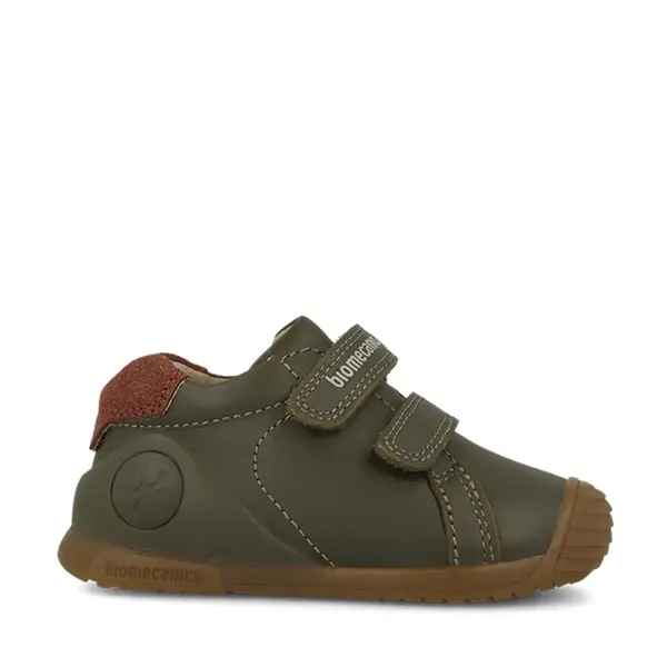 Pantofi Biomecanics baieti, piele naturala, Biogateo Casual, khaki_261120-B788-20_Pebebe