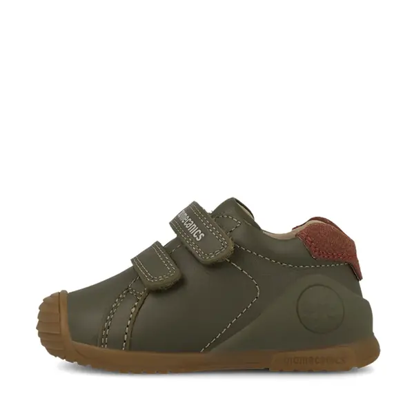 Pantofi Biomecanics baieti, piele naturala, Biogateo Casual, khaki_261120-B788-20_Pebebe