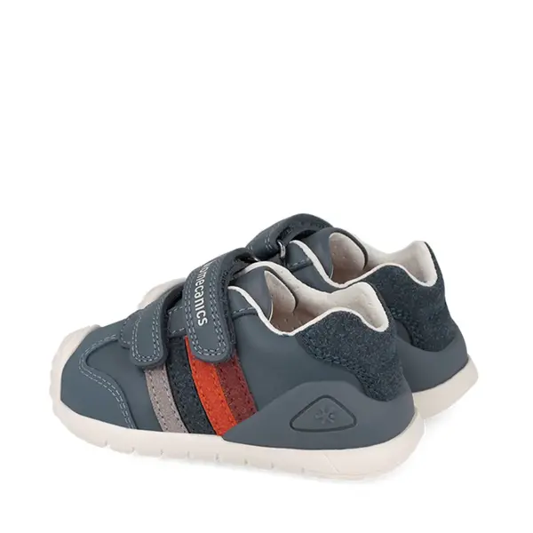 Pantofi Biomecanics baieti, piele naturala, primii pași, sustinere calcai, BioGateo, albastru_261131-A556-20_Pebebe