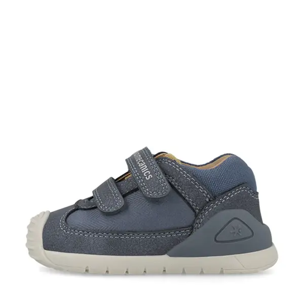 Pantofi Biomecanics baieti, piele naturala si material textil, Biogateo Casual, bleumarin_261127-A556-19_Pebebe