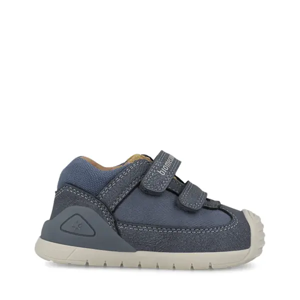 Pantofi Biomecanics baieti, piele naturala si material textil, Biogateo Casual, bleumarin_261127-A556-19_Pebebe