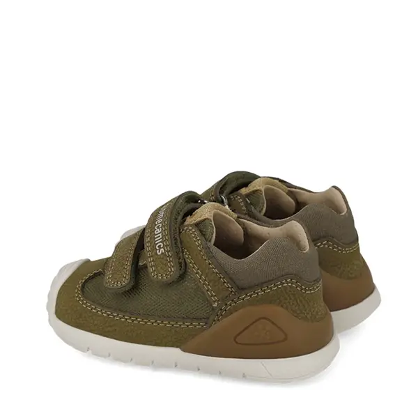 Pantofi Biomecanics baieti, piele naturala si material textil, Biogateo Casual, khaki_261127-B788-20_Pebebe