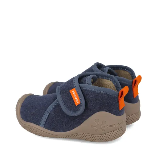 Pantofi Biomecanics Biohome, baieti, material textil, sustinere calcai, bleumarin_261180-A089-19_Pebebe