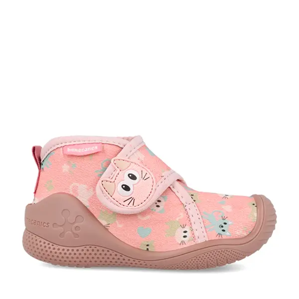 Pantofi Biomecanics Biohome, baieti, material textil, sustinere calcai, bleumarin cu imprimeu_261182-B032-19_Pebebe