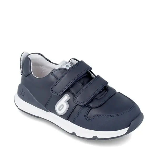 Pantofi Biomecanics baieti, piele naturala, sustinere calcai, protectie degete, bleumarin_231006-A089-25_Pebebe