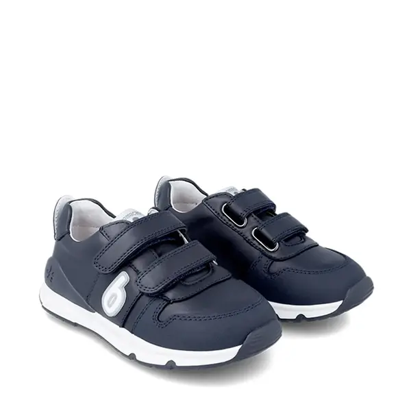 Pantofi Biomecanics baieti, piele naturala, sustinere calcai, protectie degete, bleumarin_231006-A089-25_Pebebe