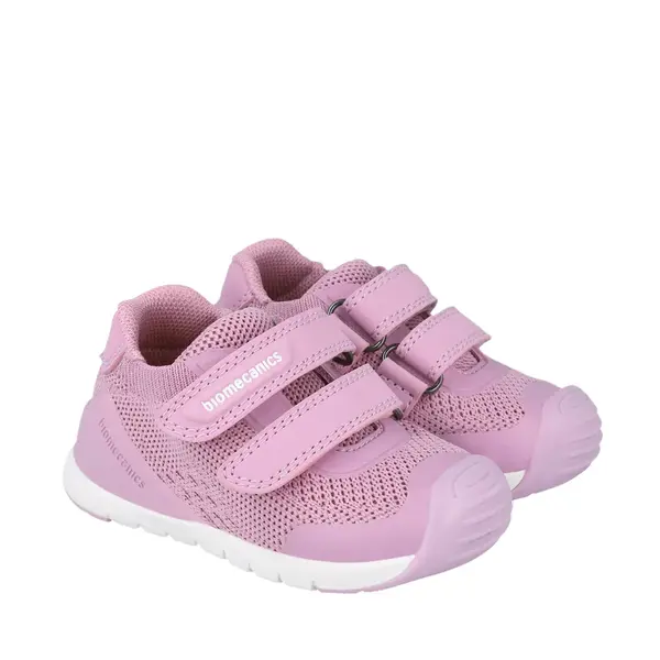 Pantofi Biomecanics fete, Biogateo Sneaker, material textil, roz inchis_251135-B032-20_Pebebe
