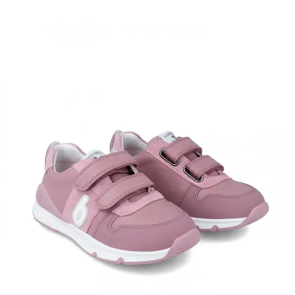 Pantofi Biomecanics fete, piele naturala, sustinere calcai, protectie degete, scoala si gradi, roz_231006-B165-26_Pebebe