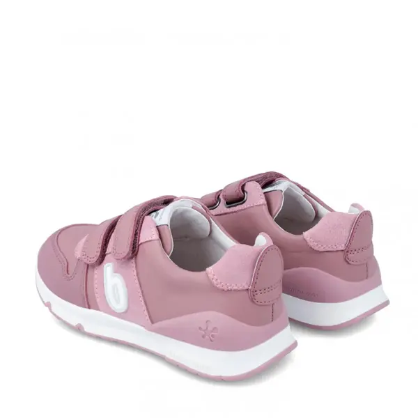 Pantofi Biomecanics fete, piele naturala, sustinere calcai, protectie degete, scoala si gradi, roz_231006-B165-26_Pebebe
