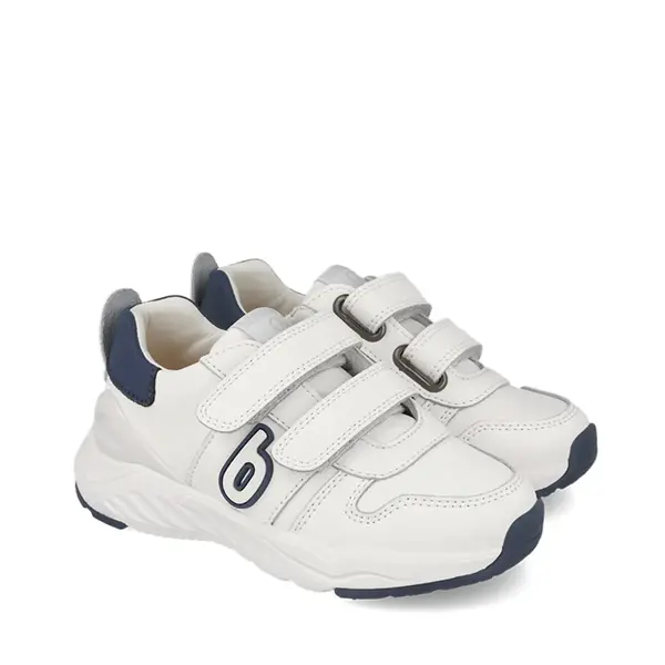 Pantofi Biomecanics baieti, Bioevolution Sport, alb cu bleumarin, talpă flexibilă, velcro_261030-A057-27_Pebebe