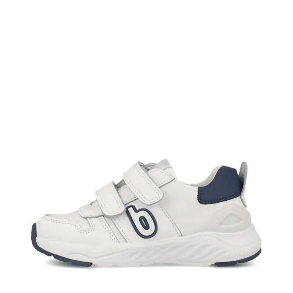 Pantofi Biomecanics baieti, Bioevolution Sport, alb cu bleumarin, talpă flexibilă, velcro_261030-A057-27_Pebebe