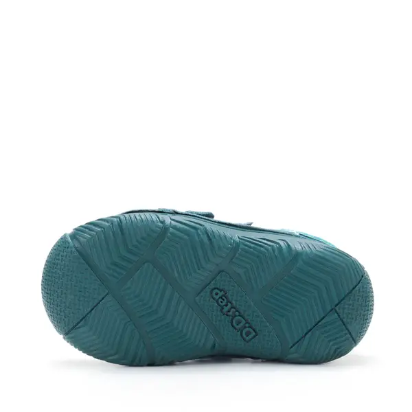 Pantofi D.D Step baieti, piele naturală, captuseală din piele, talpă flexibilă, verde smarald, corabie pirati_S082-62627B-20_Pebebe