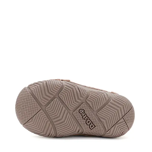 Pantofi D.D Step Fete, piele naturală, captuseală din piele, talpă flexibilă, argintiu, cu ursulet_S082-62150B-20_Pebebe