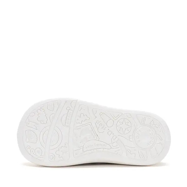 Pantofi de Colorat, D.D Step din panaza, alb cu design litere_C100-71174-22_Pebebe