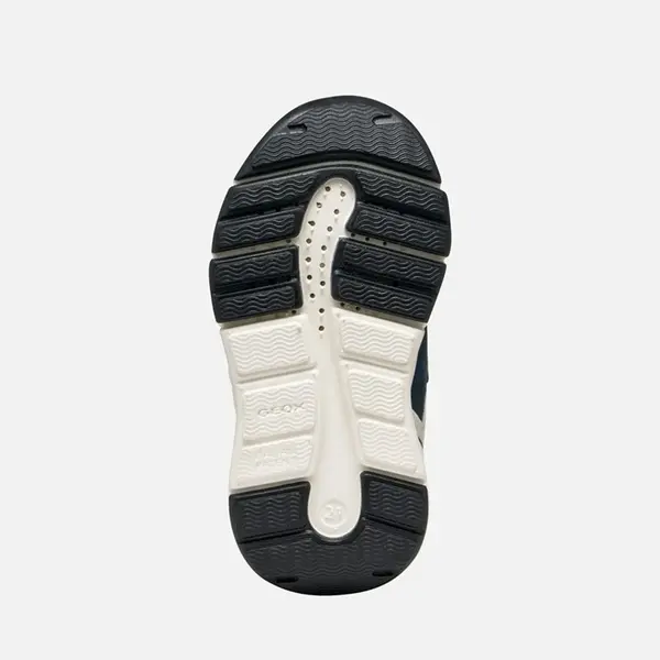 Pantofi Geox Baieti, piele naturala, brant antibacterian, Flexyper mini, khaki_B656GC-05422-CB36N-20_Pebebe