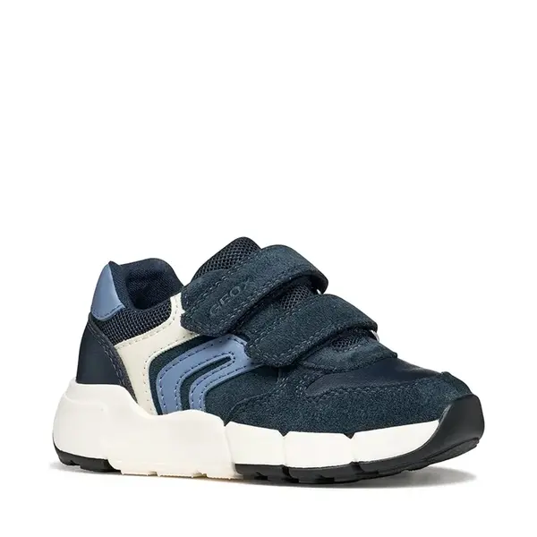 Pantofi Geox Baieti, piele naturala, brant antibacterian, Flexyper mini, bleumarin_B656GC-05422-C4250-20_Pebebe