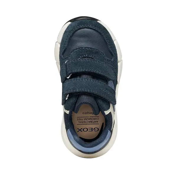 Pantofi Geox Baieti, piele naturala, brant antibacterian, Flexyper mini, bleumarin_B656GC-05422-C4250-20_Pebebe