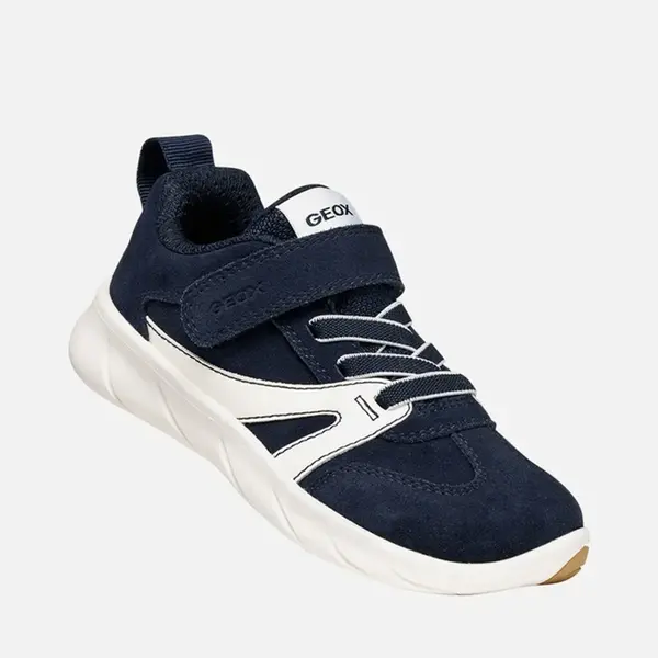 Pantofi Geox Barefoot, baieti, brant antibacterian, Foot Run, bleumarin_J66PDA-022BC-C4P1Z-24_Pebebe
