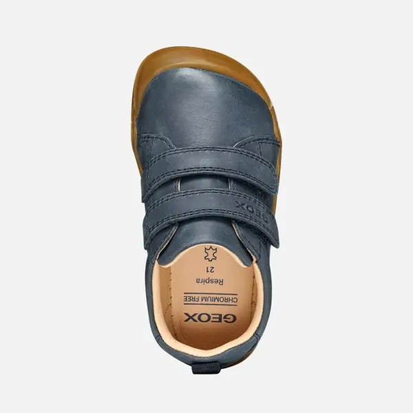 Pantofi Geox baieti, Barefoot, piele naturala, Steppieup, bleumarin_B465WA-000CL-C4002-27_Pebebe