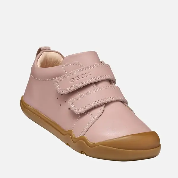 Pantofi Geox fete, Barefoot, piele naturala, Steppieup, roz inchis_B4663A-00085-C8156-23_Pebebe