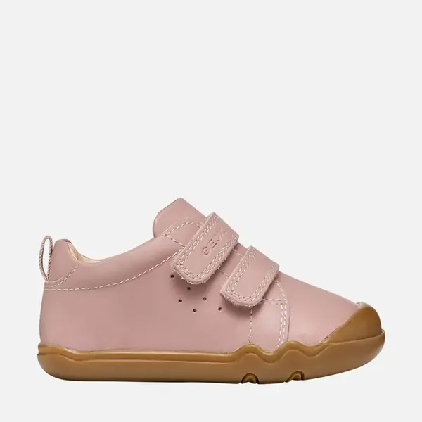 Pantofi Geox fete, Barefoot, piele naturala, Steppieup, roz inchis_B4663A-00085-C8156-23_Pebebe