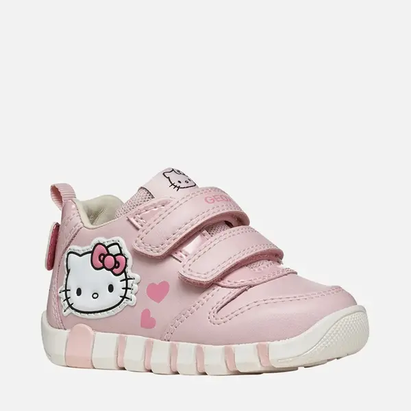 Pantofi Geox fete, Iupidoo Hello Kitty, Roz_B6658A-05402-C8004-20_Pebebe