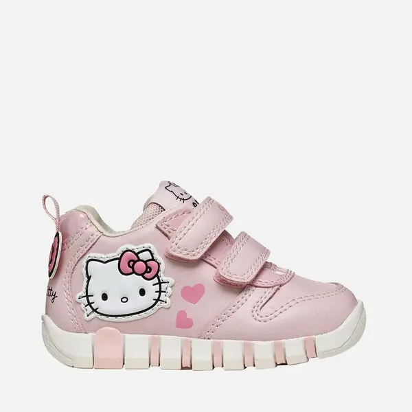 Pantofi Geox fete, Iupidoo Hello Kitty, Roz_B6658A-05402-C8004-20_Pebebe