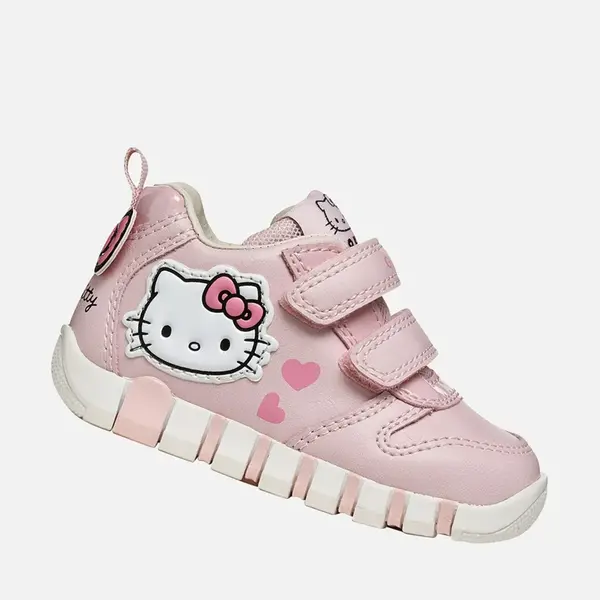 Pantofi Geox fete, Iupidoo Hello Kitty, Roz_B6658A-05402-C8004-20_Pebebe