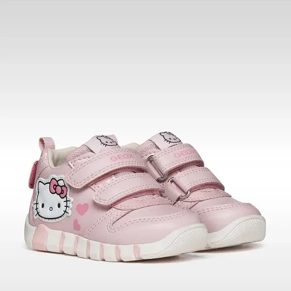 Pantofi Geox fete, Iupidoo Hello Kitty, Roz_B6658A-05402-C8004-20_Pebebe