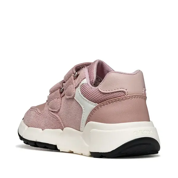 Pantofi Geox Fete, piele naturala, brant antibacterian, Flexyper mini, roz prafuit_B656NA-05422-C8014-22_Pebebe