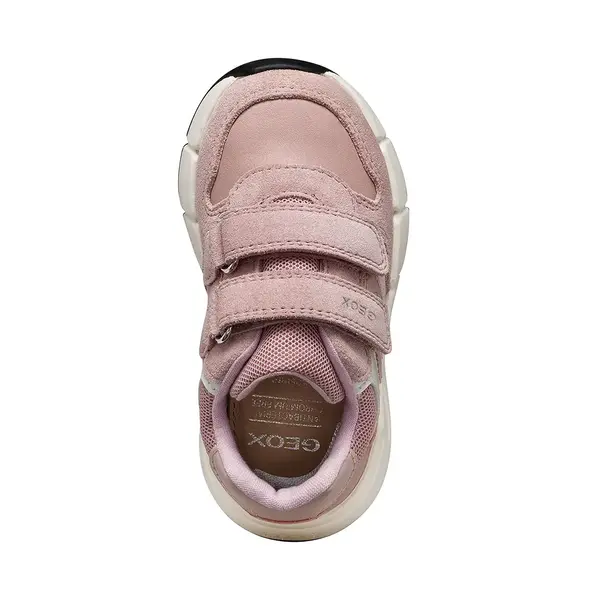 Pantofi Geox Fete, piele naturala, brant antibacterian, Flexyper mini, roz prafuit_B656NA-05422-C8014-22_Pebebe