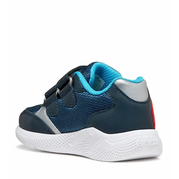 Pantofi sport Geox baieti, material textil, talpa flexibila, Sprintye, bleumarin cu avion_B654UA-01454-CF44D-20_Pebebe
