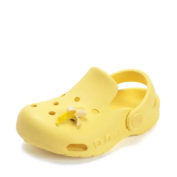 Papuci Cauciuc D.D Step galben cu banana_J109-61442-22/23_Pebebe