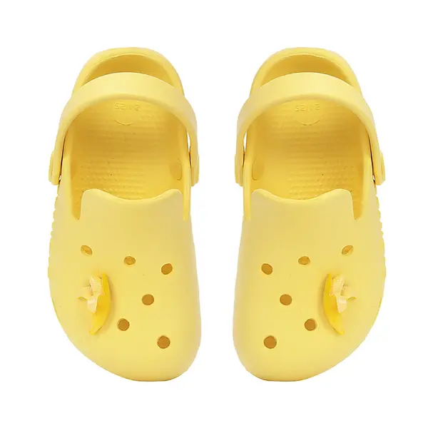 Papuci Cauciuc D.D Step galben cu banana_J109-61442-22/23_Pebebe