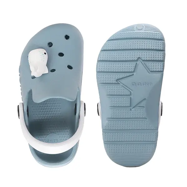 Papuci Cauciuc D.D Step gri petrol cu balena_J109-61142-22/23_Pebebe