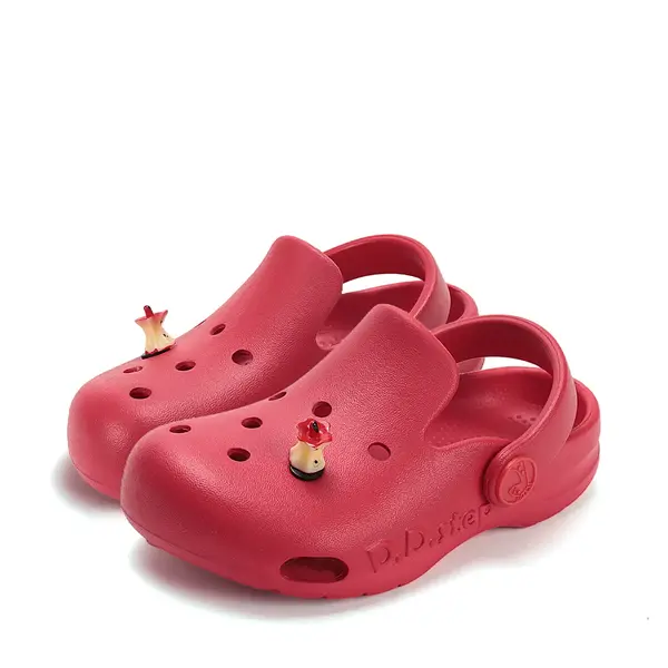 Papuci Cauciuc D.D Step rosu cu mar_J109-61546-22/23_Pebebe